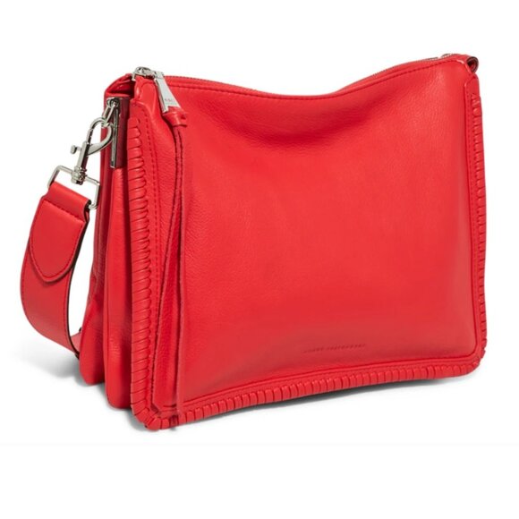Aimee Kestenberg Famous Large Crossbody Bag Red NWT - Picture 1 of 14